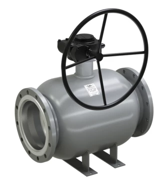 Кран шаровой цельносварной фланцевый с редуктором стальной ст 20 Ду250/200 Ру25 МПа LD КШ.Ц.Ф.Р.250/200.025.Н/П.02 в Иркутске