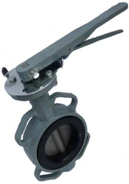 Затвор дисковый поворотный ABRA Ду250 Ру16 BUV-VF863D, межфланцевый, корпус - чугун, диск - нержавеющая сталь, рукоятка, NBR в Иркутске