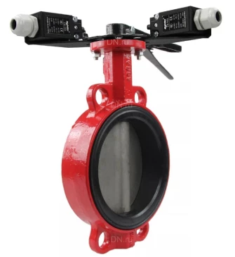 Затвор дисковый поворотный ABRA Ду125 Ру10/16 BUV-VF866D, межфланцевый, корпус - чугун, диск - нержавеющая сталь, рукоятка, EPDM в Иркутске