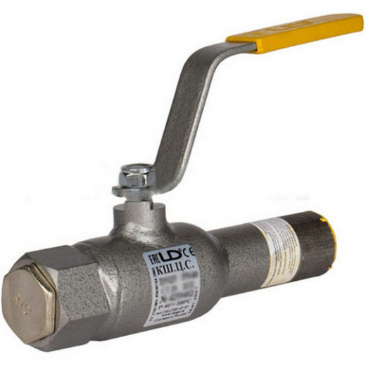 Кран шаровый LD КШЦС Gas 020.040.П/П.02. стальной ст.20 Ду20 Ру4,0МПа в Иркутске